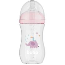 Mamadeira Easy Flow Elefante Rosa 270ml Buba Mamadeira Easy Flow Elefante Rosa 270ml Buba