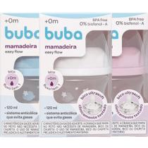 Mamadeira easy flow nuvem branca 120ml buba Mamadeira easy flow nuvem branca 120ml buba