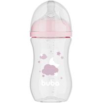 Mamadeira Easy Flow Nuvem Rosa 270ml Buba