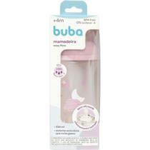Mamadeira Easy Flow Nuvem Rosa 330ml Anti-cólica Buba 17257