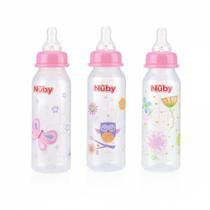 Mamadeira Estampada 240ml - Nuby - Rosa - Pronta Entrega Mamadeira Estampada 240ml - Nuby - Rosa - Pronta Entrega