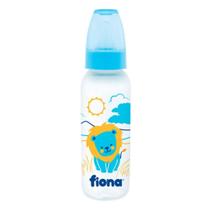 Mamadeira fiona bico ortodôntico de silicone 240ml - cor azul