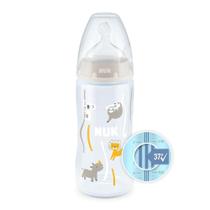 Mamadeira First Choice Controle Temperatura 300ml +6m Animais Nuk