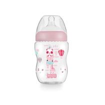 Mamadeira First Moments Algodão 270ml Rosa 2m+ - Fisher-Price