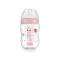 Mamadeira First Moments Rosa Algodão Doce 270ml +2 meses Fisher Price