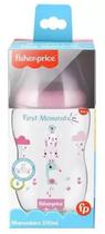 Mamadeira first moments rosa algodao doce 330ml - bb1028 - MULTILASER
