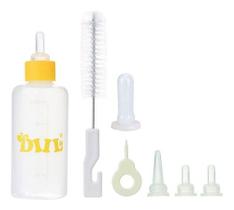 Mamadeira Gatos Cães Filhotes Cachorro Pets Kit Com 7 Peças com Bicos de Silicone