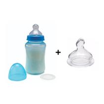 Mamadeira Gorduchinha 240ml + Bico Extra de Silicone (4569 / 4593)