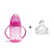 Mamadeira Gorduchinha 240ml + Bico Extra de Silicone (4599 / 4601)