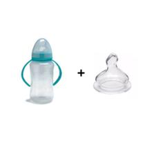 Mamadeira Gorduchinha 330ml + Bico Extra de Silicone (4594 / 4596)