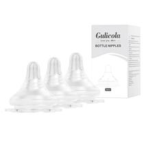 Mamadeira Gulicola Natural Flow Silicone Nipple Nível 2