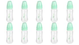 Mamadeira Hospitalar Autoclavável 150ml Bico Redondo Fly - Kit com 10 unidades