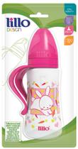 Mamadeira Infantil Lillo Design de 300ml com alça ( Bico Antomico ) ( tam : +6 meses )