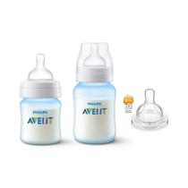 Mamadeira Kit 125/260ml +bico 4 Azul SCD809/37 Philips Avent