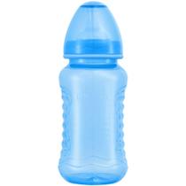 Mamadeira Kuka Aquarela Big Bico Redondo Azul Liso 330ml