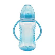 Mamadeira Kuka Aquarela Big Ortodôntica com Alça Azul 330ml