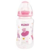 Mamadeira Kuka Big Natural Ortodôntico 330Ml - Cor Rosa