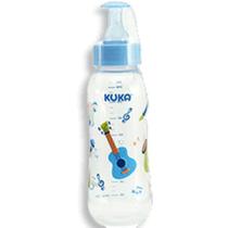 Mamadeira Kuka Natural Bico Reto Azul 250ml