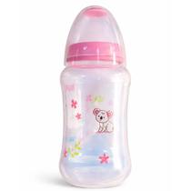 Mamadeira Kuka Natural Big Bico Ortodôntico 330ml Rosa