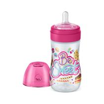 Mamadeira Lillo Bico Silicone Universal Evolution Rosa 300ml