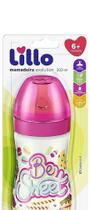 Mamadeira Lillo Evolution 300ml Rosa Bico Silicone