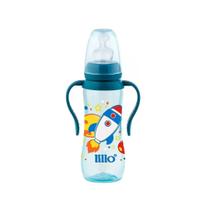Mamadeira Lillo Sonho com Alça Acinturada 240ml +6Meses Azul