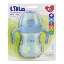 Mamadeira Lillo Super Evolution Primeiros Passos comAlca Silicone Menino 240ml