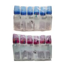 Mamadeira Lisa 240ml c/ Bico Kit 6 und Azul, Rosa, Diversas - Limpim U.D.