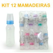 Mamadeira Lisa bico redondo Kit C/12uni 240 ML - Atacado - Mamita