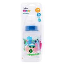 Mamadeira Lolly Big Viva Silicone Orto Azul 250Ml