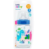 Mamadeira Lolly Big Viva Silicone Orto Azul 330ml
