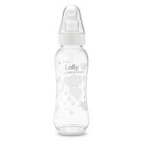 Mamadeira Lolly Dreams Silicone Orto Branca 250Ml