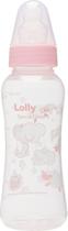 Mamadeira Lolly Dreams Silicone Orto Rosa 250ml