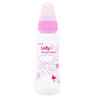 Mamadeira Lolly Dreams Silicone Redondo Rosa 250ml