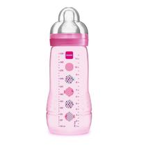 Mamadeira mam bico silicone forma ergonomica 330ml bebe 4m+