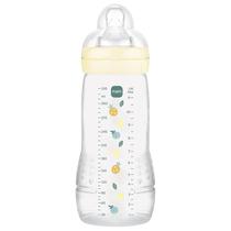 Mamadeira Mam Easy Active 270ml Bico Nº2 Decorada 2m+ Menino Menina Baby MAM Cor:Amarela Mamadeira Mam Easy Active 270ml Bico Nº2 Decorada 2m+ Menino Menina Baby MAM Cor:Amarela