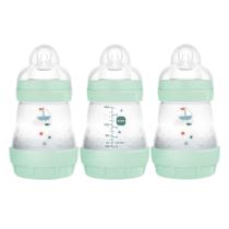 Mamadeira MAM Easy Start Anti-Cólica (150ml) - Pacote com 3 Unidades (Turquesa)