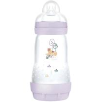 Mamadeira MAM Easy Start Anticólica 260ml RecémNascido Bico SkinSoft Fluxo Médio Autoesterilizável BPA Free Lilás Esteriliza