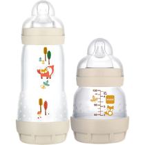 Mamadeira Mam Easy Start Anticólica Recém Nascido 130 e 260 Bico SkinSoft Autoesterilizável BPA Free