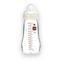 Mamadeira MAM Feel Good Premium Glass 270 mL de fluxo médio