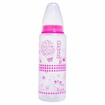 Mamadeira Mameka 320 Ml Bico De Silicone- Rosa