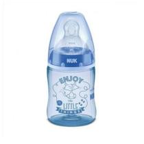 Mamadeira My First 150ml 0-6 m Azul Estampada - NUK