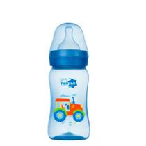 Mamadeira Neopan Bico Big Redondo Criativa 250ml Azul Trator 2521