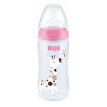 Mamadeira Nuk Antivazamento com Bico de Silicone para Bebê Fase 2 com Capacidade de 300mL
