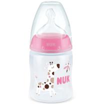 Mamadeira NUK First Choice Controle de Temperatura Girl 150ml 0-6M