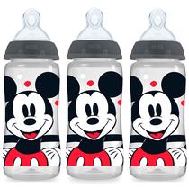 Mamadeira NUK Smooth Flow Anti-cólica Disney Mickey - 300ml (Pacote com 3)