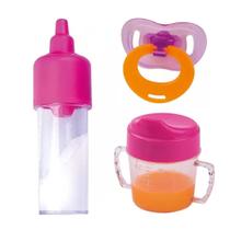 Mamadeira P/ Bonecas Chupeta Suquinho Baby Soffi - Cotiplás Mamadeira P/ Bonecas Chupeta Suquinho Baby Soffi - Cotiplás