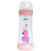 Mamadeira Perfect 5 Fluxo Rápido Rosa 300ml (4m+) - Chicco