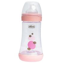 Mamadeira Perfect5 240ml Rosa +2meses Chicco