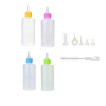 Mamadeira Pet Cao Cachorro Gato Filhote 60ml Kit 4 Unidades Cor Sortida Animal de Estimaçao Amamentaçao Higienico Acessorio Seguro